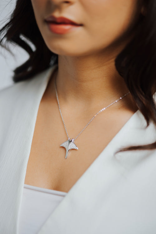 Ocean Wings Necklace 925 Sterling Silver